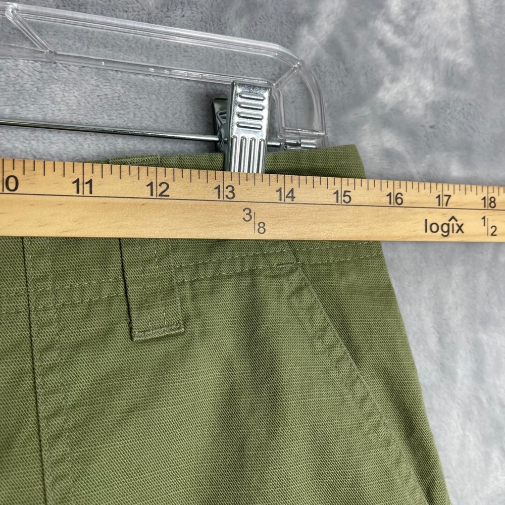 Loft Outlet High Rise Shorts Womens 6 Green Chino Preppy Casual Minimalist - Picture 6 of 9